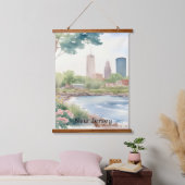 Mooie New Jersey Waterverf Art Hangend Wandkleed (Slaapkamer)