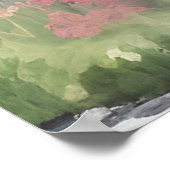 Mooie New Jersey Waterverf Art Poster (Hoek)