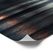 Mooie New York Night Lights reflecterend riviertje Poster (Hoek)