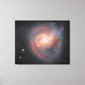 Mooie NGC 3256 Galaxy | JWST Canvas Afdruk (Voorkant)