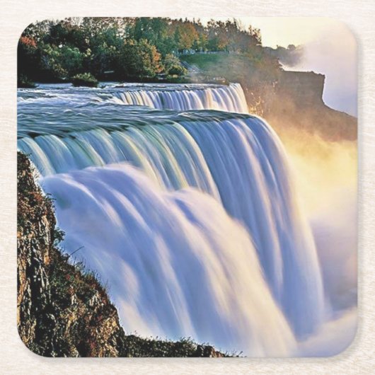 Mooie Niagara Falls Onderzetter Set (Voorkant)
