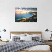 Mooie Niagara-Herfsten op Sunrise Canvas Afdruk (Insitu (Slaapkamer))