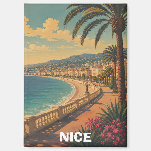 Mooie Nice Frankrijk Promenade des Anglais Retro Magneet