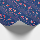 Mooie Nieuw-Zeelandse vlag Art Print Design Cadeaupapier (Hoek)