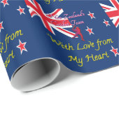 Mooie Nieuw-Zeelandse vlag Art Print Design Cadeaupapier (Rol Hoek)