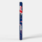 Mooie Nieuw-Zeelandse vlag Art Print Design Case-Mate iPhone Case (Achterkant / Rechts)