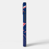 Mooie Nieuw-Zeelandse vlag Art Print Design Case-Mate iPhone Case (Achterkant / Links)