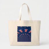 Mooie Nieuw-Zeelandse vlag Art Print Design Grote Tote Bag (Voorkant)