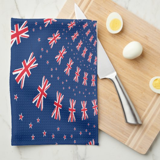 Mooie Nieuw-Zeelandse vlag Art Print Design Theedoek (Quarter Fold)