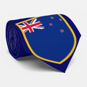 Mooie Nieuw-Zeelandse vlag Stropdas (Opgerold)