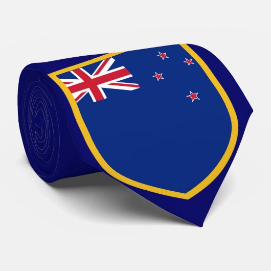 Mooie Nieuw-Zeelandse vlag Stropdas (Opgerold)