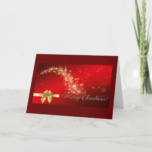 Mooie Nieuwjaars rode Kerstkaart Feestdagen Kaart