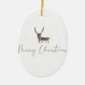 Mooie nieuwjaarsdecoratie keramisch ornament (Voorkant)