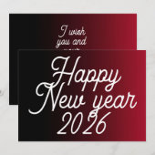 Mooie nieuwjaarskaart  feestdagenkaart (Voorkant / Achterkant)