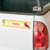 Mooie Noel Bird Bumpersticker (Op Truck)