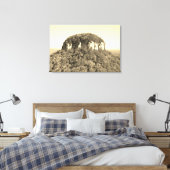 Mooie Noord Carolina Berg Canvas Afdruk (Insitu (Slaapkamer))