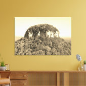 Mooie Noord Carolina Berg Canvas Afdruk (Insitu (Woonkamer))