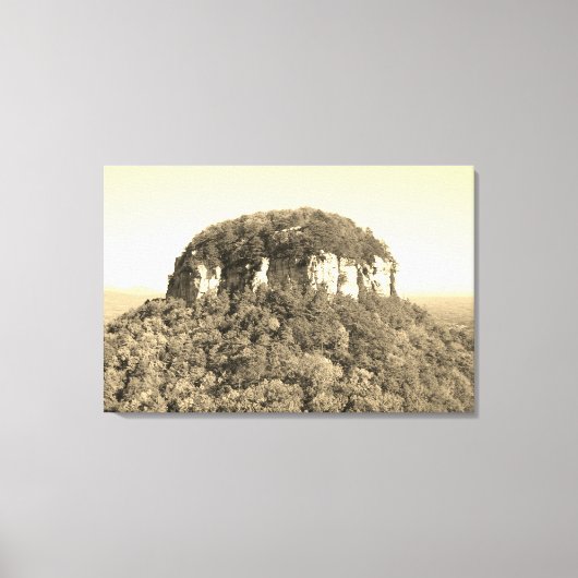 Mooie Noord Carolina Berg Canvas Afdruk (Voorkant)