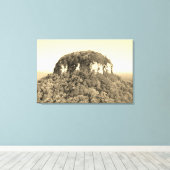 Mooie Noord Carolina Berg Canvas Afdruk (Insitu (Houten vloer))