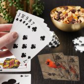 Mooie noordelijk kardinaal persoonlijk pokerkaarten (Insitu)