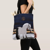 Mooie Noorse paarden van Fjord Tote Bag (Dichtbij)