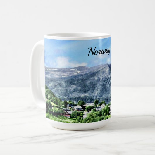 Mooie Noorwegen,  Koffiemok (Voorkant links)