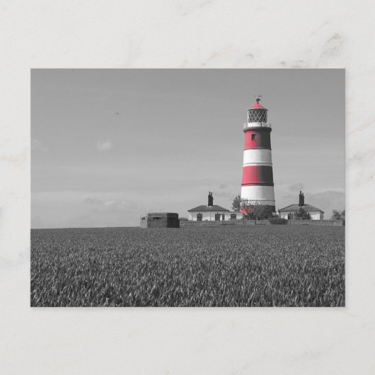 Mooie Norfolk Red & White vuurthouse briefkaart (Voorkant)
