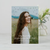 Mooie North Star Celebration Life aankondiging (Staand Voorkant)