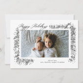 Mooie Nostalgische Sieraden Slinger Vakantie Feestdagenkaart (Voorkant)