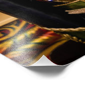 Mooie Notenkraker figuur kerst Lijst het Foto Afdruk (Hoek)