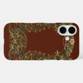 Mooie Nouveau bloem met lelie Case-Mate iPhone Case (Achterkant (horizontaal))