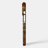Mooie Nouveau bloem met lelie Case-Mate iPhone Case (Achterkant / Links)