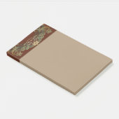Mooie Nouveau bloem met lelie Post-it® Notes (Schuin)