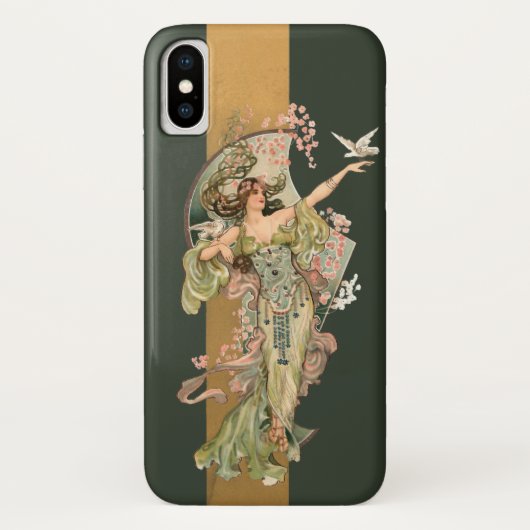 Mooie  Nouveau Vrouw Case-Mate iPhone Case (Achterkant)
