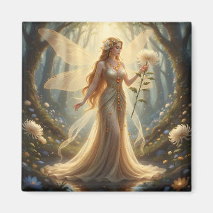 Mooie november Topaz Fairy Magneet