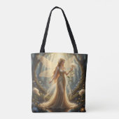 Mooie november Topaz Fairy Tote Bag (Achterkant)