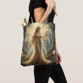 Mooie november Topaz Fairy Tote Bag (Dichtbij)