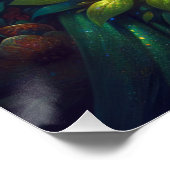 Mooie Nowruz goudvis Perfect Poster (Hoek)