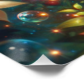 Mooie Nowruz goudvis Perfect Poster (Hoek)