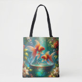 Mooie Nowruz goudvis Tote Bag (Voorkant)