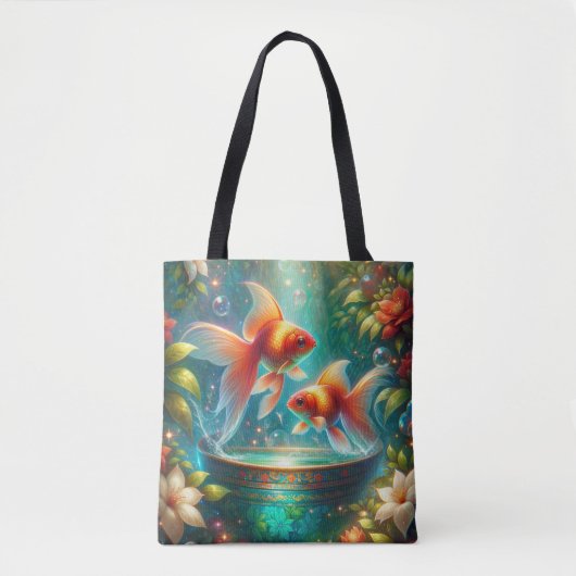 Mooie Nowruz goudvis Tote Bag (Voorkant)