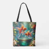 Mooie Nowruz goudvis Tote Bag (Achterkant)