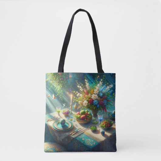 Mooie Nowruz tafel Tote Bag (Voorkant)