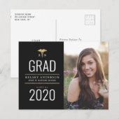 Mooie Nursing School afstuderen aankondiging Briefkaart (Voorkant / Achterkant)