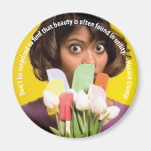 Mooie nutsmagneet magneet (Voorkant)