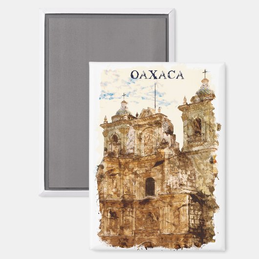 Mooie Oaxaca Mexico Templo de Santo Domingo Magneet (Voorkant / Achterkant)