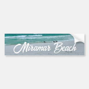 Mooie Oceaan Fotografie Custom Beach Town Bumpersticker