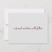 Mooie oceaan Save the Date (Achterkant)