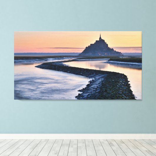 Mooie oceaan scène canvas afdruk (Insitu (Houten vloer))