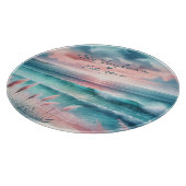 Mooie oceaan scène | Gepersonaliseerd Snijplank (Hoek)